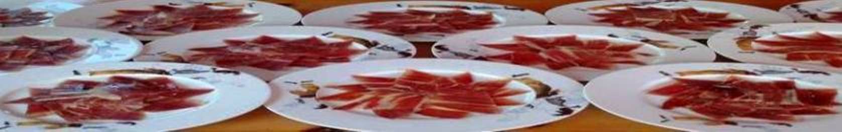 Platos de jamon iberico